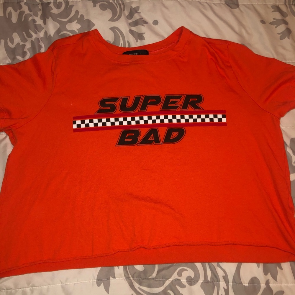 Orange cropped t-shirt🧡